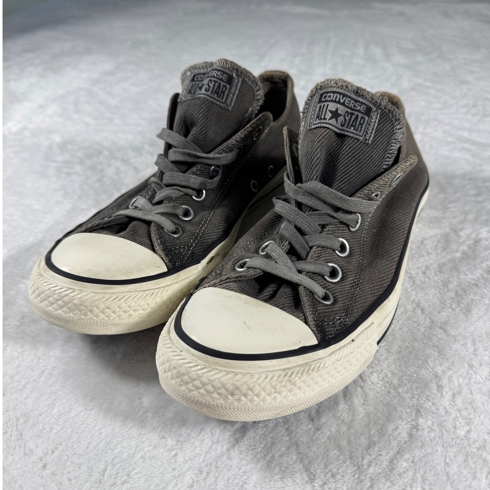 Converse Chuck Taylor All Star Low Top Charcoal Gray Sneakers Men's 7 Women's 9